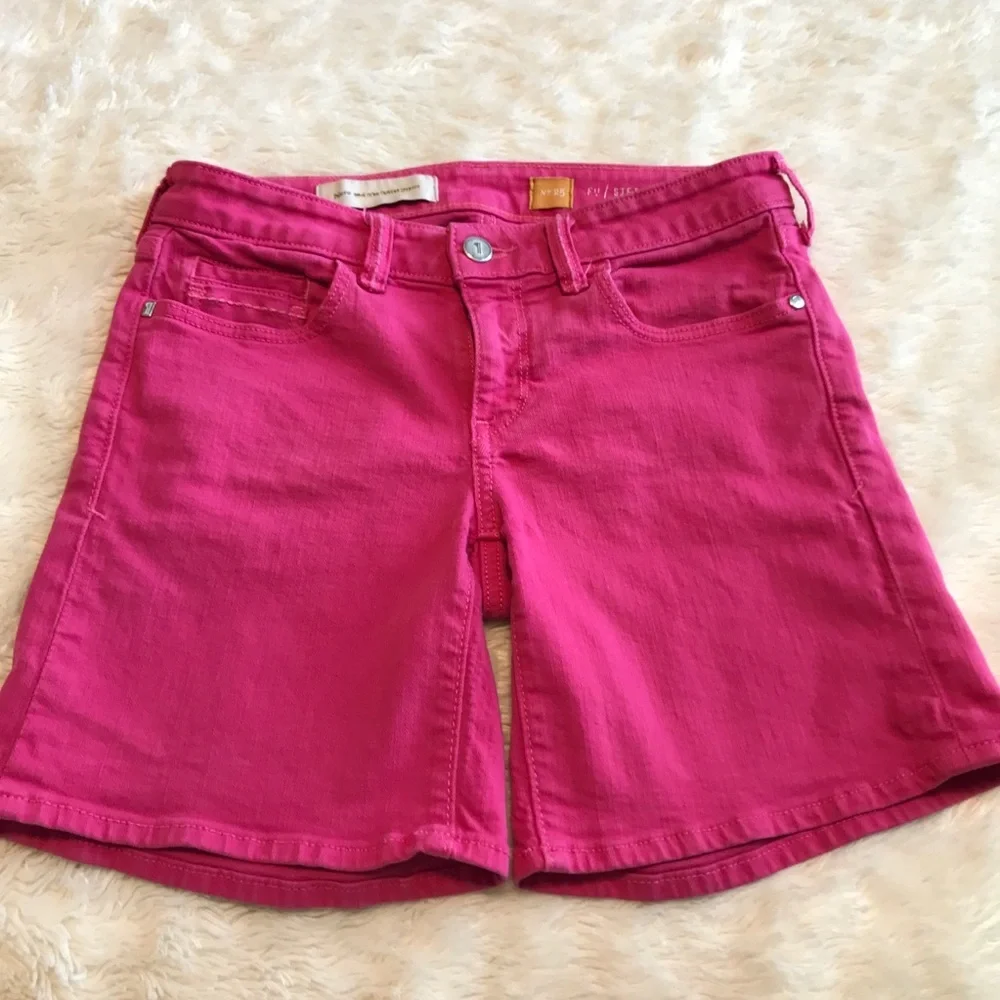 Pilcro by Anthropologie pink denim shorts